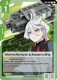Miorine Rembran & Academy Ship | Eternal Nexus | Common | Normal | #EB01-088
