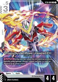 Phoenix Gundam (Power Unleashed) (EX) | Starter Deck 10: Generation Pulse | Legend Rare | Holofoil | #ST10-006