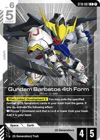 Gundam Barbatos 4th Form | Starter Deck 10: Generation Pulse | Common | Normal | #ST10-007