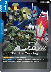 Tactical Training | Starter Deck 10: Generation Pulse | Common | Normal | #ST10-013