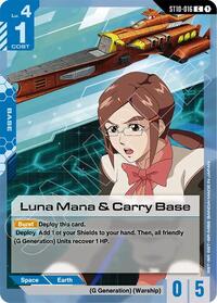 Luna Mana & Carry Base | Starter Deck 10: Generation Pulse | Common | Normal | #ST10-016