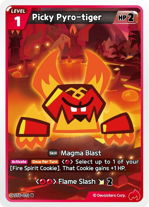 Picky Pyro-tiger ST6-012 Uncommon