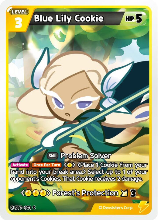 Blue Lily Cookie ST7-001 Common