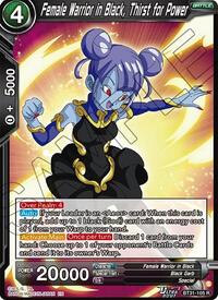 Female Warrior in Black, Thist for Power | Impact Beyond Dimensions | Rare | Foil | #BT31-105