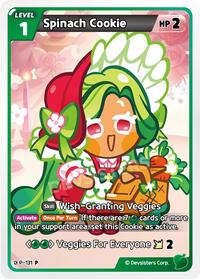 Spinach Cookie (131) | Promotion Cards | Promotion | Normal | #P-131