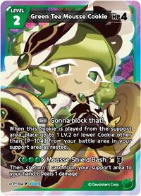 Green Tea Mousse Cookie (104) | Promotion Cards | Promotion | Foil | #P-104
