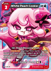 White Peach Cookie | Promotion Cards | Promotion | Foil | #P-093