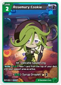 Rosemary Cookie | Promotion Cards | Promotion | Normal | #P-072