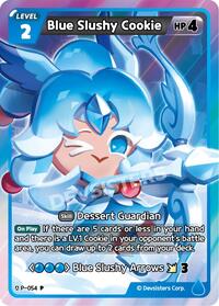 Blue Slushy Cookie | Promotion Cards | Promotion | Foil | #P-054