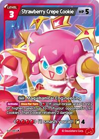 Strawberry Crepe Cookie (051) | Promotion Cards | Promotion | Foil | #P-051