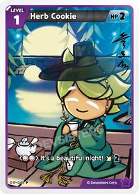 Herb Cookie | CookieRun: Braverse TCG Collectible Card Sets | Promotion | Foil | #P-049