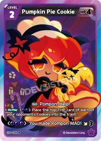Pumpkin Pie Cookie | Promotion Cards | Promotion | Foil | #P-046