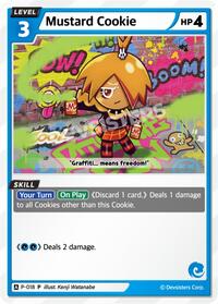Mustard Cookie (018) | Promotion Cards | Promotion | Normal | #P-018