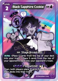 Black Sapphire Cookie (100) | Promotion Cards | Promotion | Foil | #BS9-100