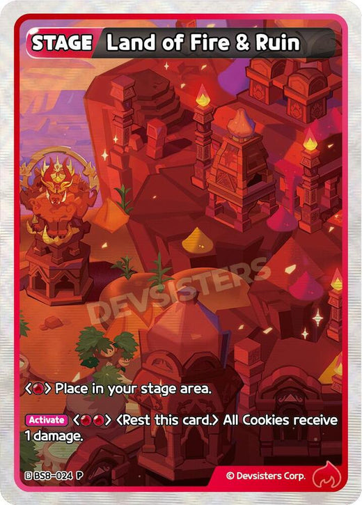 Land of Fire & Ruin BS8-024 Promotion Foil