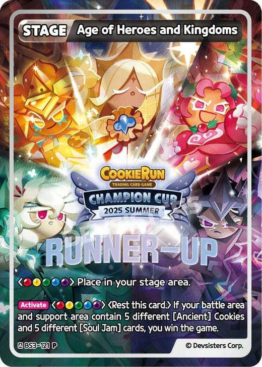 Age of Heroes and Kingdoms (Runner-up) BS3-121 Promotion