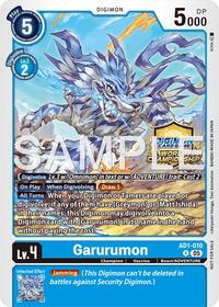 Garurumon (World Championship 26–27 Regionals Season 2) | Advanced Booster Digimon Generation | Rare | Foil | #AD1-010 R