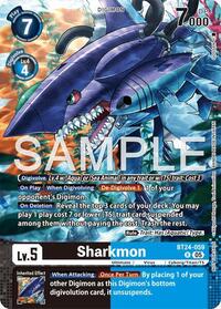 Sharkmon (Event Pack 10) | Time Stranger | Rare | Foil | #BT24-059 R