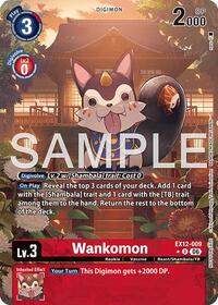 Wankomon (Box Topper) | Digital World Shambala | Rare | Foil | #EX12-009 R