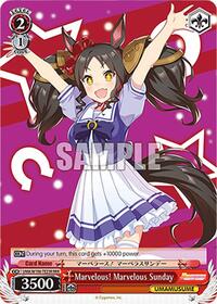 Marvelous! Marvelous Sunday (RRR) | Umamusume: Pretty Derby | Triple Rare | Normal | #UMA/W106-TE23R