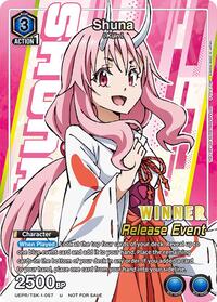 Shuna (Release Event Winner) | UE20BT: That Time I Got Reincarnated as a Slime Release Event Cards | Uncommon | Foil | #UEPR/TSK-1-057