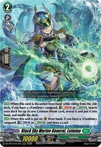 Black Sky Marine General, Leimina | DZ-BT14: Envoys of the Crimson Moon | RRR | Normal | #DZ-BT14/017EN