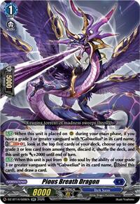Pious Breath Dragon | DZ-BT14: Envoys of the Crimson Moon | RR | Normal | #DZ-BT14/028EN