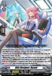 Blitz Designer, Razent | DZ-BT14: Envoys of the Crimson Moon | R | Normal | #DZ-BT14/056EN