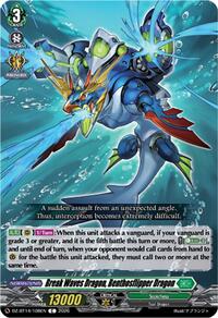 Break Waves Dragon, Benthosflipper Dragon | DZ-BT14: Envoys of the Crimson Moon | C | Normal | #DZ-BT14/108EN