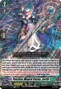 Peerless Magick Caster, Zerith | DZ-BT14: Envoys of the Crimson Moon | C | Normal | #DZ-BT14/110EN