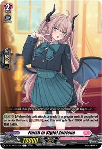 Finish in Style! Zairicua | DZ-BT14: Envoys of the Crimson Moon | C | Normal | #DZ-BT14/121EN
