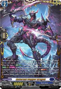 Reverent Dagger Dragon (FFR) | DZ-BT14: Envoys of the Crimson Moon | Double Frame Rare | Normal | #DZ-BT14/FFR08EN