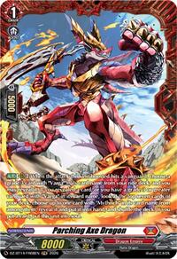 Parching Axe Dragon (FR) | DZ-BT14: Envoys of the Crimson Moon | Frame Rare | Normal | #DZ-BT14/FR08EN