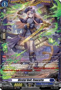 Direful Doll, Concetta (FR) | DZ-BT14: Envoys of the Crimson Moon | Frame Rare | Normal | #DZ-BT14/FR10EN
