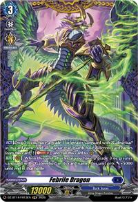 Febrile Dragon (FR) | DZ-BT14: Envoys of the Crimson Moon | Frame Rare | Normal | #DZ-BT14/FR13EN