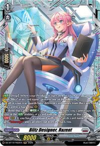 Blitz Designer, Razent (FR) | DZ-BT14: Envoys of the Crimson Moon | Frame Rare | Normal | #DZ-BT14/FR22EN