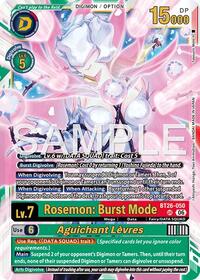 Rosemon: Burst Mode // Aguichant Levres | Timeless Bonds | Super Rare | Unspecified | #BT26-050 SR