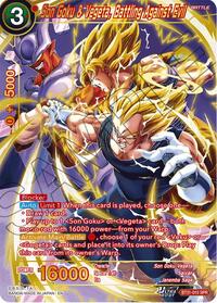 Son Goku & Vegeta, Battling Against Evil (SPR) | Impact Beyond Dimensions | Special Rare | Foil | #BT31-010