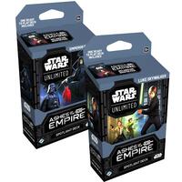 Star Wars: Unlimited: Ashes of the Empire - Spotlight Deck Pair: Emperor Palpatine & Luke Skywalker
