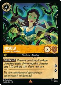 Ursula - Created by the Vine | Attack of the Vine! | Rare | Cold Foil | #26/207