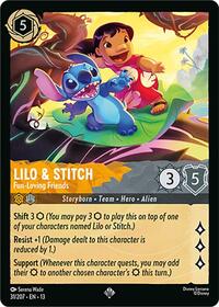 Lilo & Stitch - Fun-Loving Friends | Attack of the Vine! | Super Rare | Cold Foil | #31/207