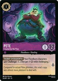 Pete - Created by the Vine | Attack of the Vine! | Common | Cold Foil | #52/207