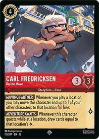 Carl Fredricksen - On the Move | Attack of the Vine! | Super Rare | Normal | #113/207