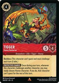 Tigger - Hunny Barbarian | Attack of the Vine! | Rare | Cold Foil | #126/207