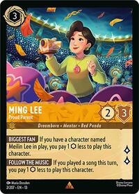 Ming Lee - Proud Parent | Attack of the Vine! | Rare | Cold Foil | #2/207