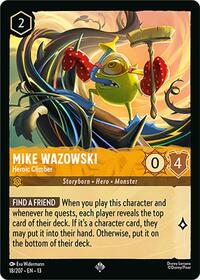 Mike Wazowski - Heroic Climber | Attack of the Vine! | Super Rare | Cold Foil | #18/207