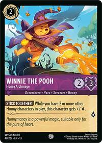 Winnie the Pooh - Hunny Archmage | Attack of the Vine! | Common | Cold Foil | #40/207