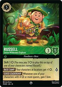 Russell - Senior Wilderness Explorer | Attack of the Vine! | Super Rare | Cold Foil | #79/207