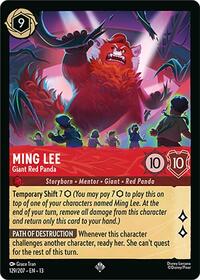 Ming Lee - Giant Red Panda | Attack of the Vine! | Super Rare | Normal | #129/207