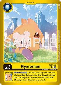 Nyaromon (Limited Foil) | Digital World Shambala | Uncommon | #EX12-001 U